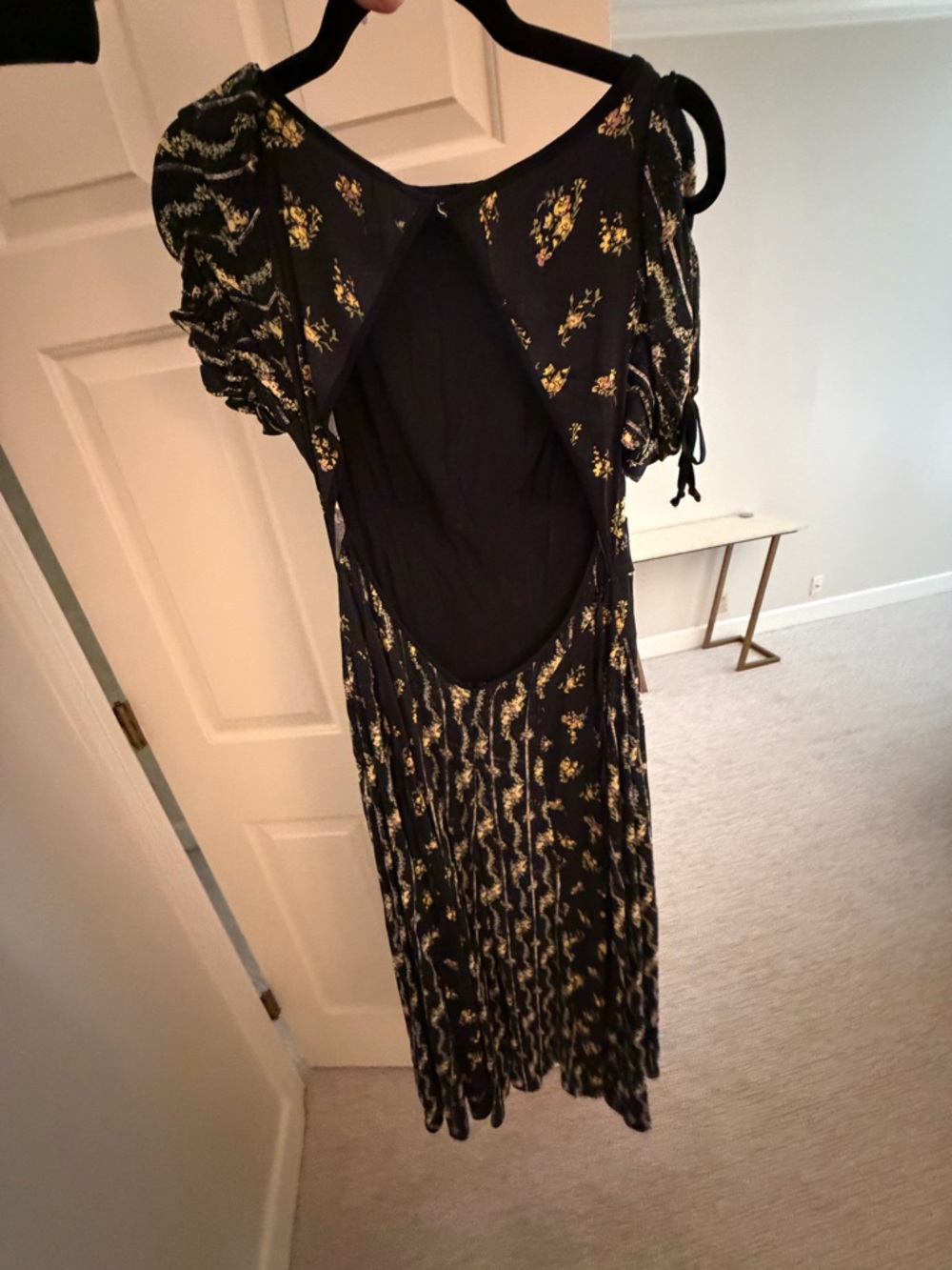 Free people midi dress with slit - Picture 2 of 4
